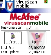 McAfee VirusScan Mobile S60v2 BETA v1.5