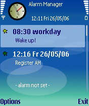 Igor Dontsov Alarm Manager v1.2 S60v3 OS 9.1