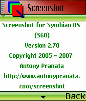 Screenshot v2.70 beta S60v2