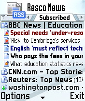 Resco News v1.21 S60 9.1 3rd