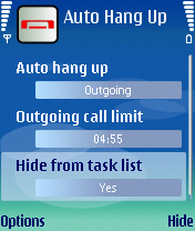 Smartbian Auto Hang Up v1.10 S60v3 OS 9.1