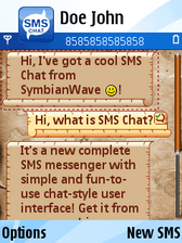 SymbianWave SMS Chat 352х416 v1.00 S60v3  OS 9.1