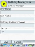 Sadira Technologies Birthday Manager v0.51 Beta