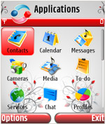 Sumugha Technologies Red Floral Theme v1.0 S60v3 OS9