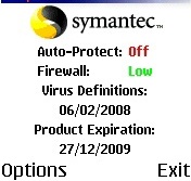 Symantec Mobile Virus def. 06.02.2008