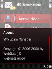 SMS Spam Manager v.1.09