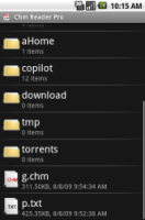 Скриншот к файлу: Android Chm EBook Reader Pro - v.2.1.5 