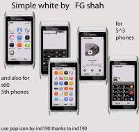 Скриншот к файлу: Simple White by FGshah