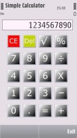 Скриншот к файлу: Simple & Sci Calculator - v.1.00(1) (eng)