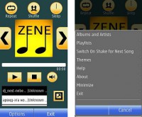 Скриншот к файлу: Zene Music Player v.1.0.1