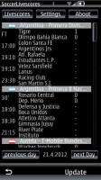 Скриншот к файлу: Soccer Livescores v.1.0