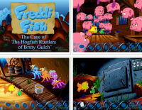 Скриншот к файлу: Freddi Fish 4: The Case of the Hogfish Rustlers of Briny Gulch RUS