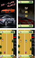 Скриншот к файлу: Автомобильные гонки 3D (3D car race)