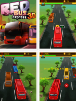 Скриншот к файлу: Красный экспресс автобус 3D (Red bus express 3D) 