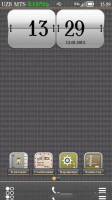 Скриншот к файлу: Белые цифровые часы для Symbian Belle