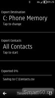 Скриншот к файлу: ContactsExporter v.1.00(7) RUS