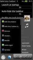 Скриншот к файлу: Belle Extra Taskbars & Start Menu v.1.03(0) ENG