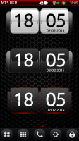Скриншот к файлу: 3 Digital Clocks Clone HTC LDW
