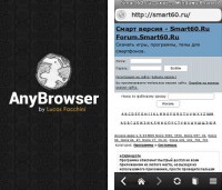 Скриншот к файлу: AnyBrowser v.0.05(2) ENG