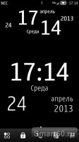 Скриншот к файлу: Big Clock widget v.1.2 