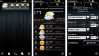 Скриншот к файлу: qooWeather Widget v.4.03(1) ENG